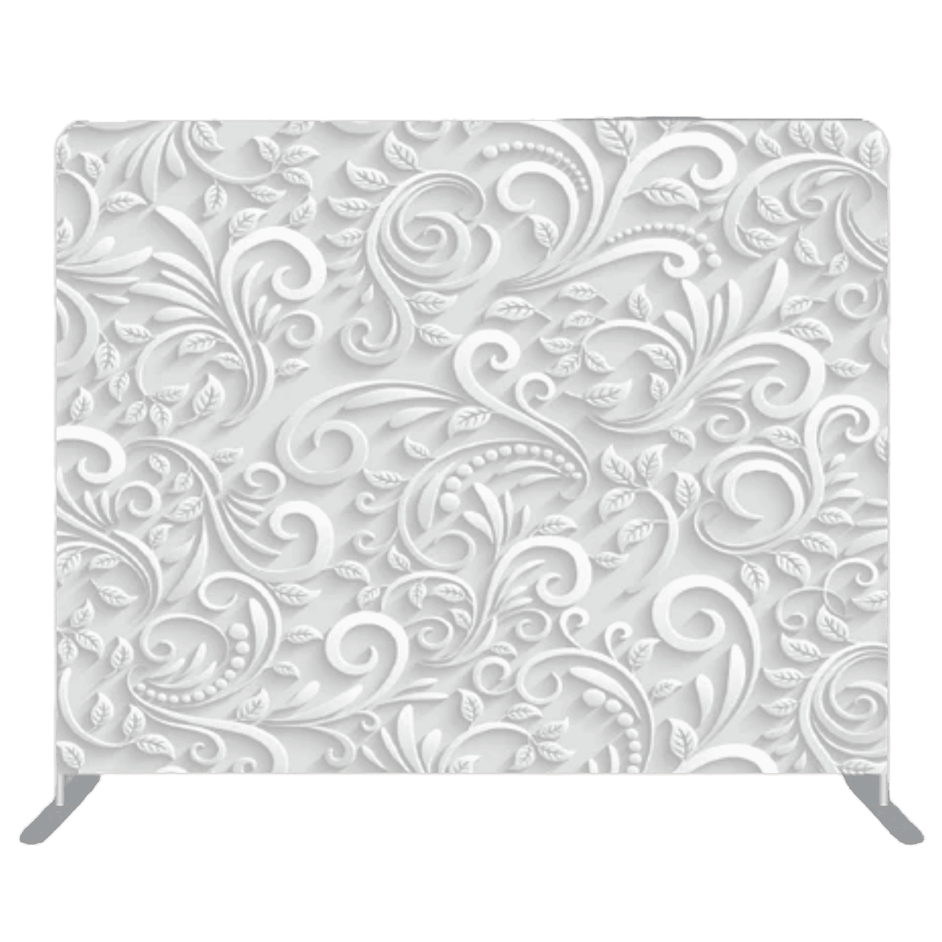 White Floral Backdrop
